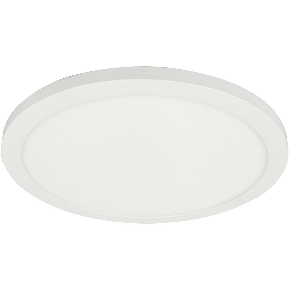 30W Matte White Flush Mount