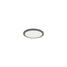 8W Matte Black Flush Mount