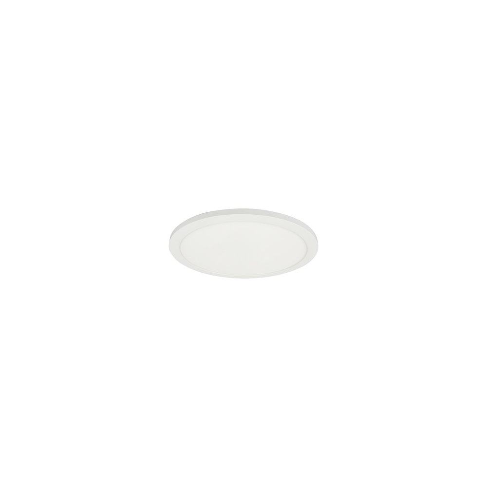 8W Matte White Flush Mount