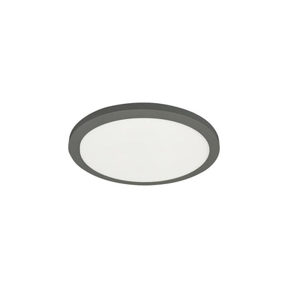 20W Matte Black Flush Mount