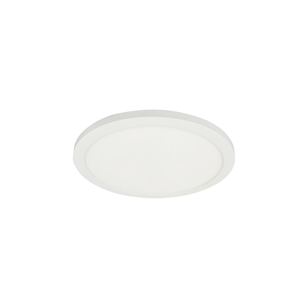 20W Matte White Flush Mount