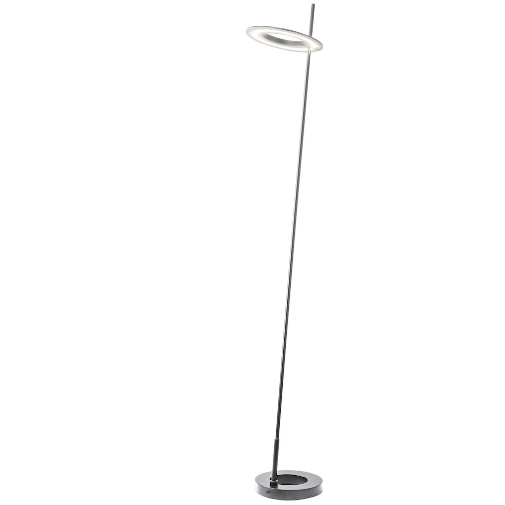 20W Floor Lamp Satin Chrome