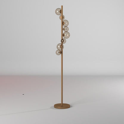 8LT Halogen Floor Lamp VB, Champagne Glass