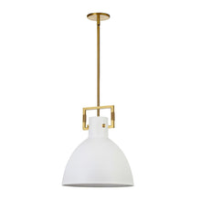 1LT Incandescent Pendant, AGB, MW Metal Shade