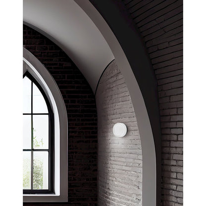 15W Wall Sconce Matte Black with Clear & Frosted Acrylic Diffuser