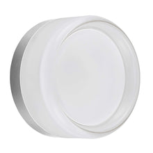 15W Wall Sconce Polished Chrome with Clear & Frosted Acrylic Diffuser