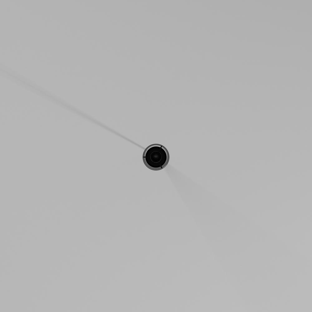 6W Pendant, Black Finish