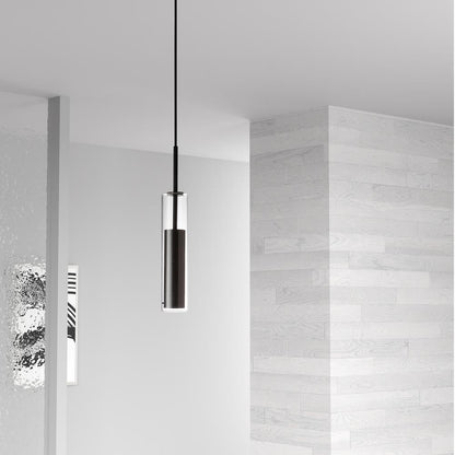 6W Pendant, Black Finish