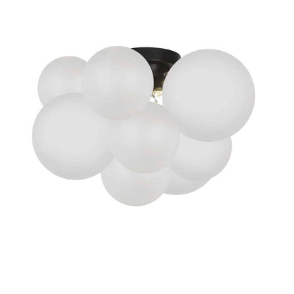 3LT Flush Mount,  MB, FR Glass