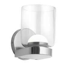 10W Wall Sconce, PC, CLR Glass