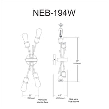 4LT Incandescent Wall Sconce Matte White