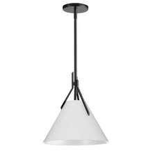 1LT Incandescent Pendant, MB, Opal Glass