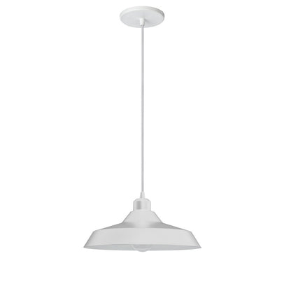 1 Light Matte White Pendant