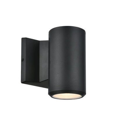 1 Light Matte Black Outdoor Wall Sconce