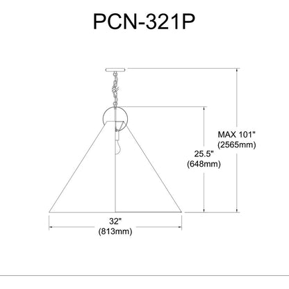 1LT Incand Pendant, MB, BK Shade