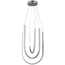 62W Pendant Polished Chrome with White Silicone Diffuser