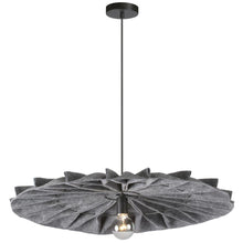 1LT Incandescent Pendant, MB, GRY Felt Shade