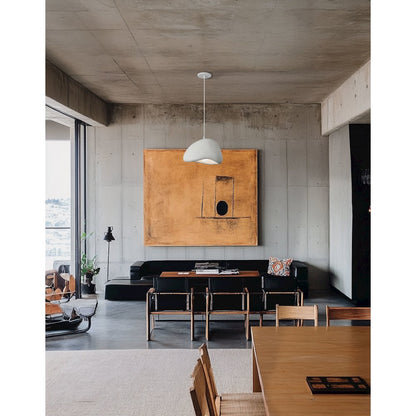 1 Light Pendant in Matte White