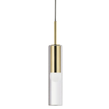 1LT Incandescent Pendant, AGB, CLR Glass