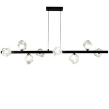 8LT Halogen Horizontal Pendant, MB, Clear Gls