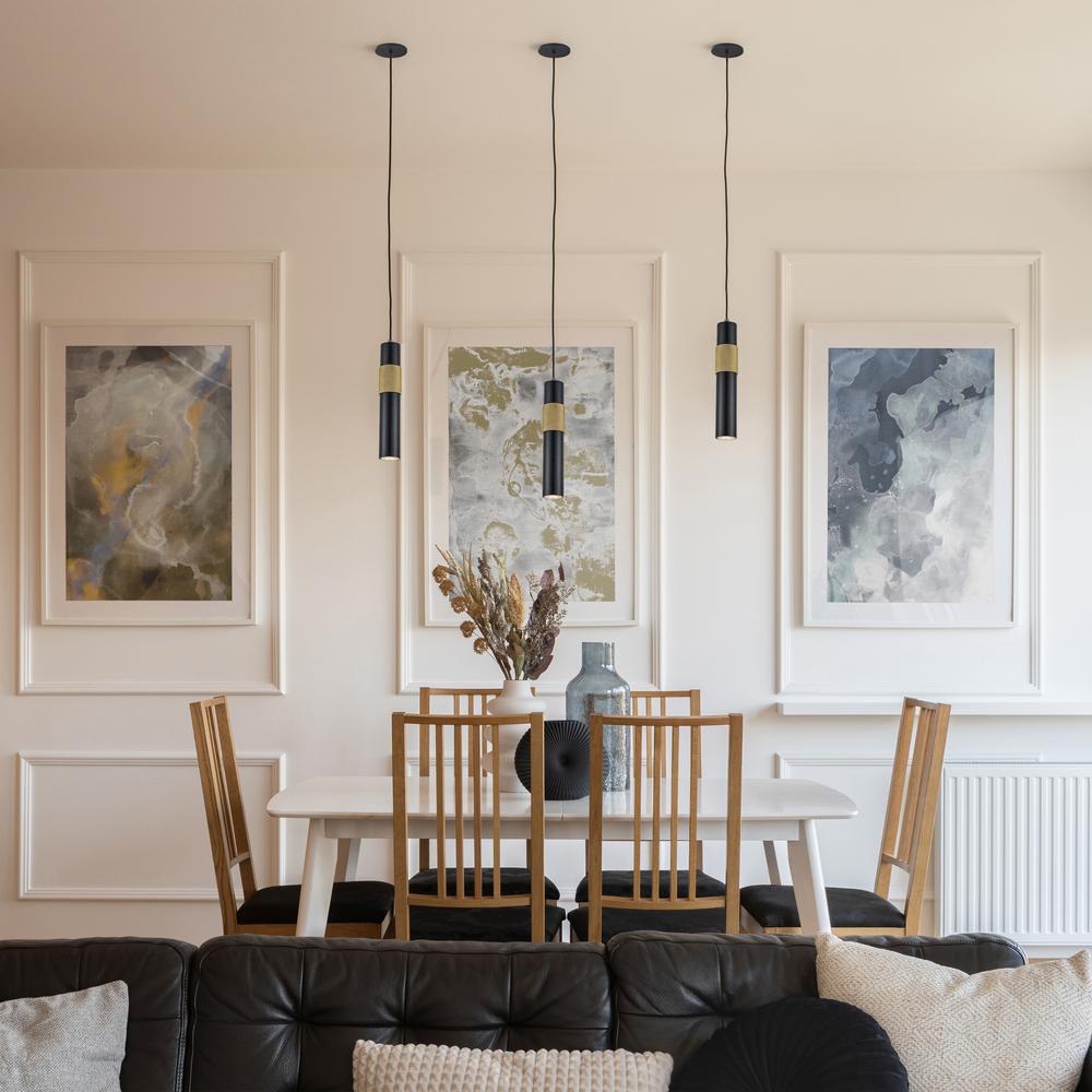 1LT Halogen Pendant, MB/AGB