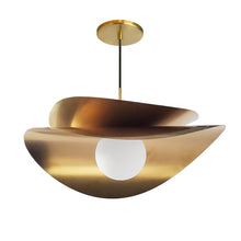 15W Pendant in Aged Brass