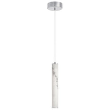 10W Pendant in Polished Chrome w/ Alabaster Diffuser