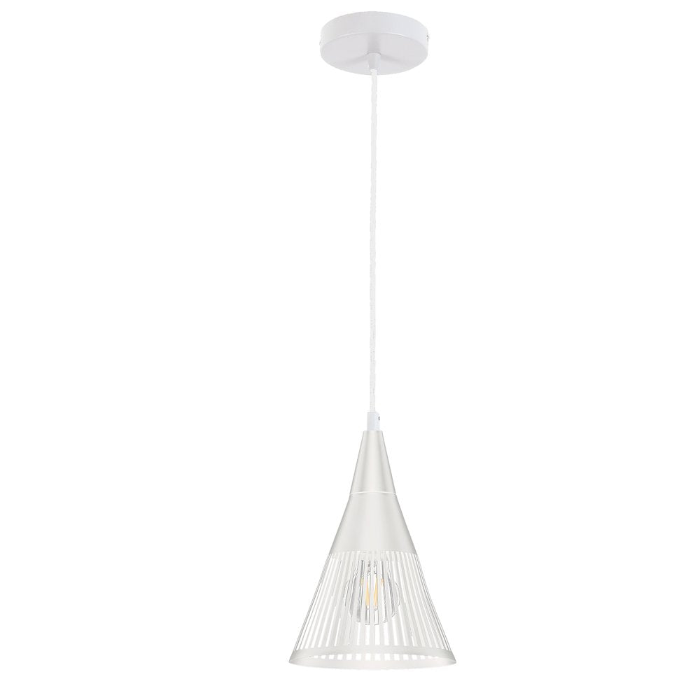 1 Light Pendant in Matte White