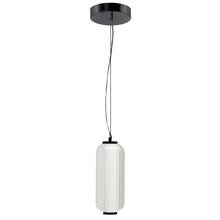 10W Pendant, MB, CLR Fluted Glass