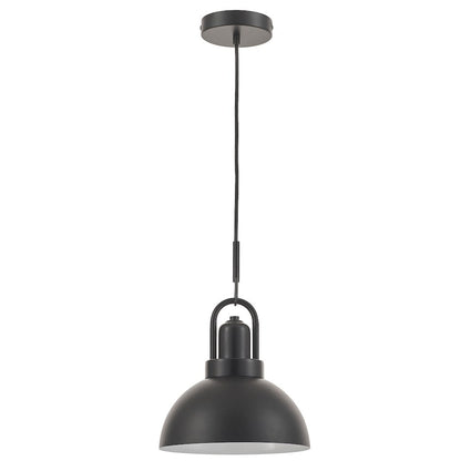 1 Light Pendant in Matte Black
