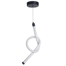 10W Pendant in Matte Black w/ White Silicone Diffuser