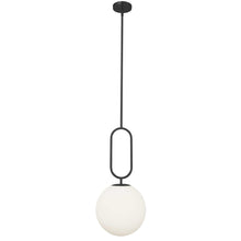 1LT Incandescent Pendant, MB,Opal Glass