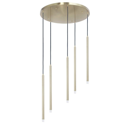 15W Pendant in Aged Brass