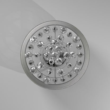 2LT Incan Crystal Flush-Mount P Chrome Silver
