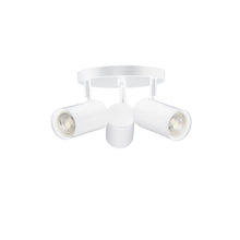 3 Light Spot Light in Matte White
