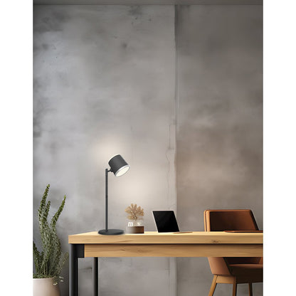 6W Table Lamp in Matte Black w/ Detachable Head