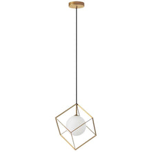 1LT Halogen Pendant Gold