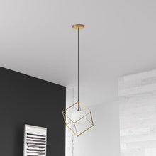 1LT Halogen Pendant Gold