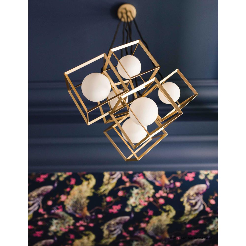 6LT Halogen Pendant Gold