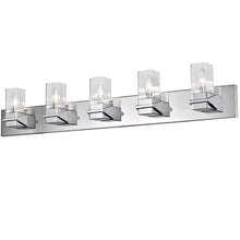 5LT Incandescent Vanity, PC, CLR Glass