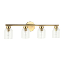 4LT Vanity, AGB, CLR Ribbed Glass