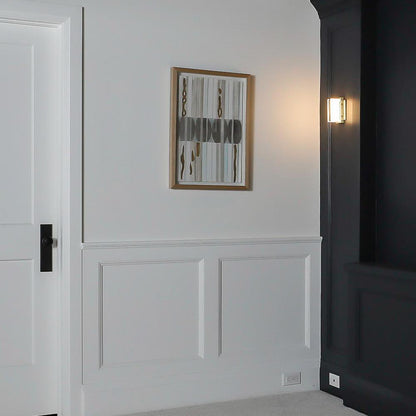 5W LED Wall Vanity, Aged Brass Finish