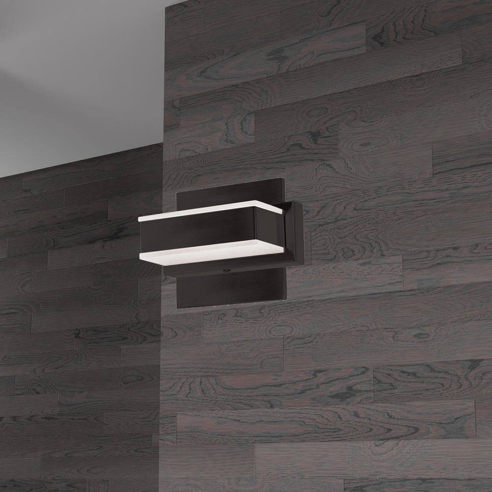 5W LED Wall Vanity, Matte Black Finish