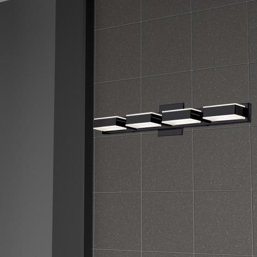 20W LED Wall Vanity, Matte Black Finish