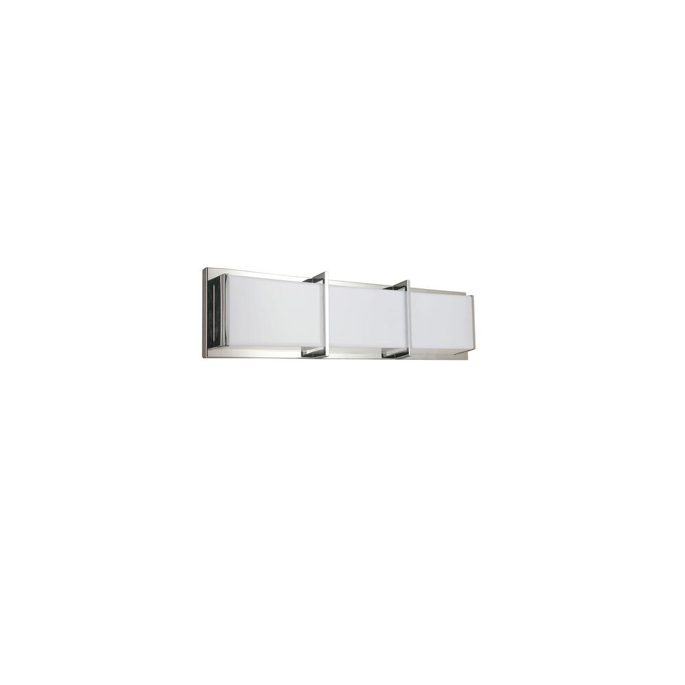 15W Vanity Light, PC, WH Acrylic Diffuser