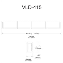 72W Vanity Light, MB, WH Acrylic Diffuser