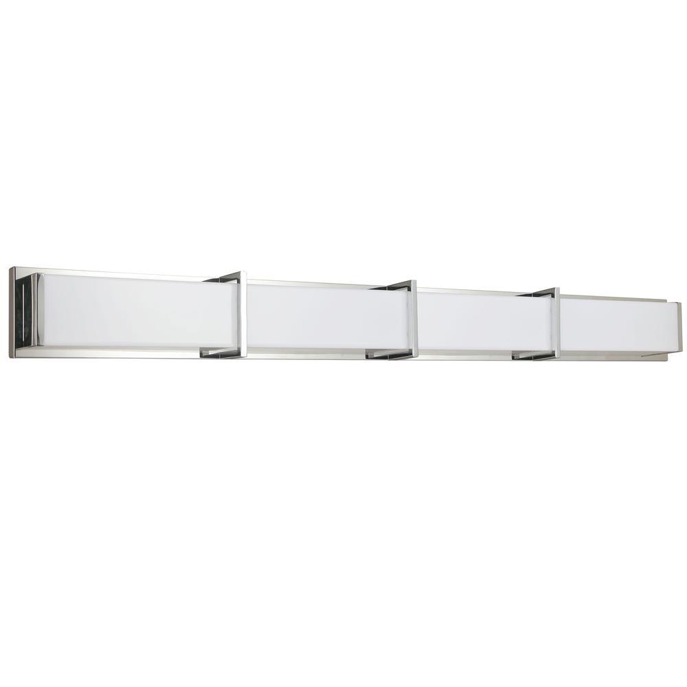 72W Vanity Light, PC, WH Acrylic Diffuser