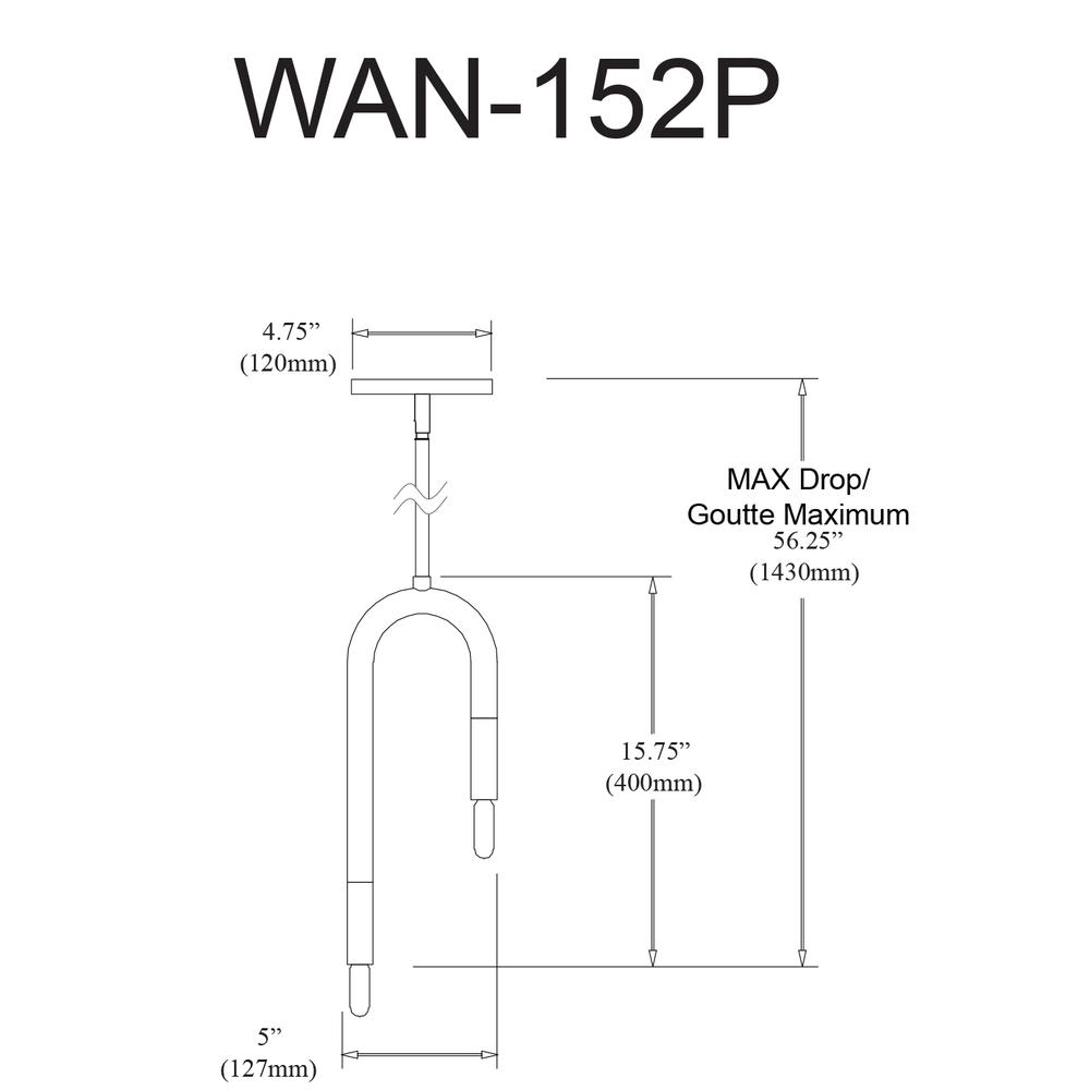 2LT Incandescent Pendant, MB & AGB