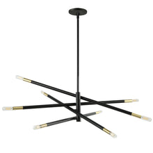8LT Incandescent Pendant, MB & AGB