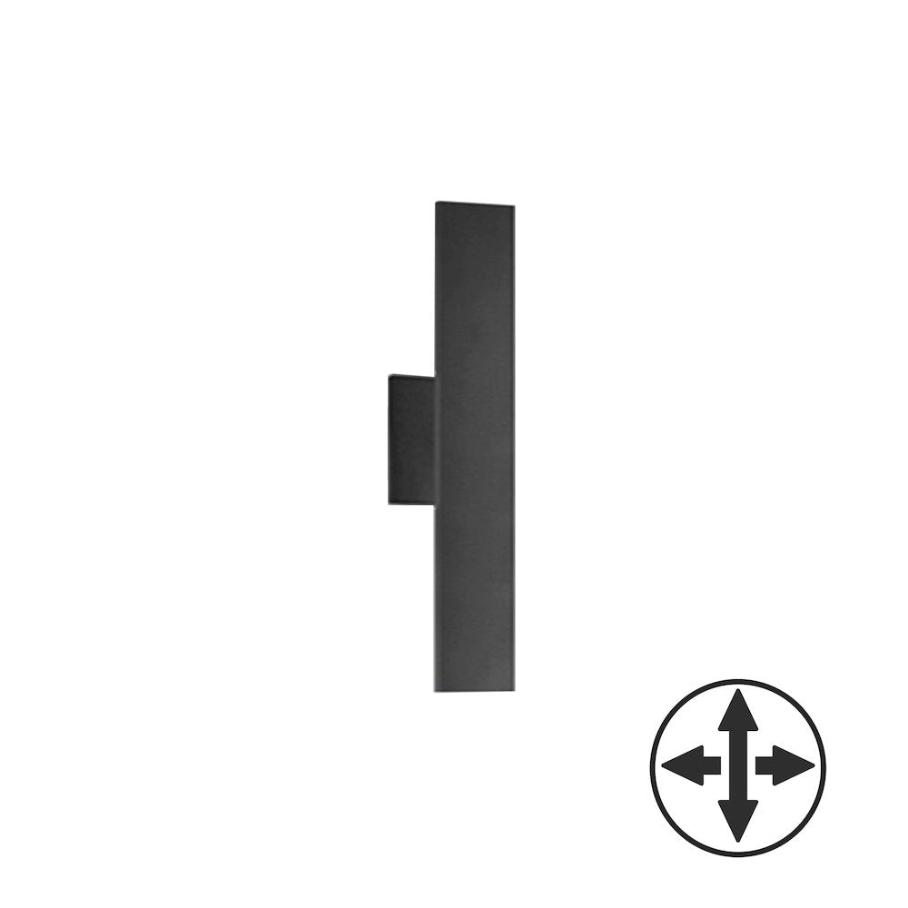 15W Wall Sconce in Matte Black